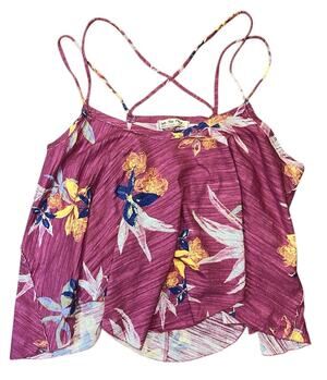 NWT Free People We The Free Hey Girl Spring Plum Tank Top Medium